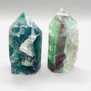 ~.4# Fluorite, natural 1 side obelisk