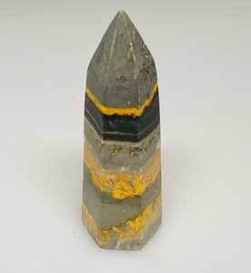 3″+ Jasper, Bumble Bee obelisk