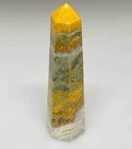 4″+ Jasper, Bumble Bee obelisk