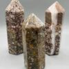 ~5+” White Leopard Skin Jasper obelisk ~5+” White Leopard Skin Jasper obelisk