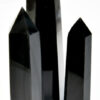 1 lb 3-4″ Obsidian, Balck W Silver Stripes obelisk 1 lb 3-4″ Obsidian, Balck W Silver Stripes obelisk