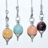 Amethyst 7 Chakra ball pendulum Amethyst 7 Chakra ball pendulum