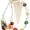 Clear Quartz 7 Chakra pendulum Clear Quartz 7 Chakra pendulum