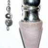 Rose Quartz chambered pendulum Rose Quartz chambered pendulum