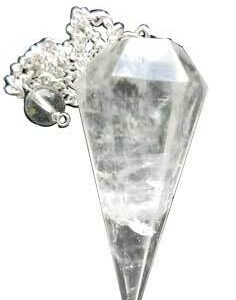 6-sided Quartz pendulum