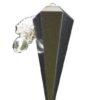 6-sided Black Agate pendulum 6-sided Black Agate pendulum