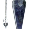 6-sided Iolite pendulum 6-sided Iolite pendulum