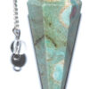 6-sided Ruby Fuchsite pendulum 6-sided Ruby Fuchsite pendulum