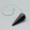 6-sided Bronzite pendulum 6-sided Bronzite pendulum