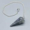6-sided White Labradorite pendulum 6-sided White Labradorite pendulum