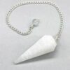 6-sided White Quartz pendulum 6-sided White Quartz pendulum