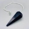 6-sided Blue Goldstone pendulum 6-sided Blue Goldstone pendulum