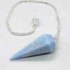 6-sided Angelite pendulum 6-sided Angelite pendulum