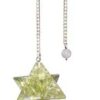 Merkabah Peridot Orgone pendulum Merkabah Peridot Orgone pendulum