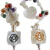Clear Quartz Chakra Pentagram pendulum Clear Quartz Chakra Pentagram pendulum