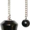 plain Shungite pendulum plain Shungite pendulum