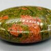 Unakite palm stone Unakite palm stone