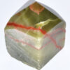 Aragonite, Green top polished point Aragonite, Green top polished point