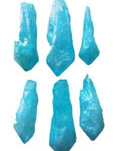 1 lb Angel Aqua Blue Crystal unpolished points