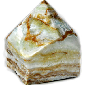 Calcite, Caribbean top polished point