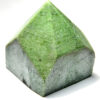Garnet, Green top polished point Garnet, Green top polished point