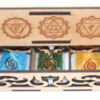 25-30mm Orgone 7 Chakra pyramid set with Box 25-30mm Orgone 7 Chakra pyramid set with Box