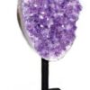 Amethyst on metal stand (B quality) Amethyst on metal stand (B quality)