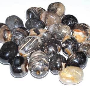 1 lb Agate, Feather tumbled stones