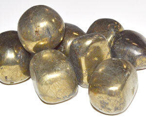 1 lb Chalcopyrite tumbled stones