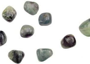 1 lb Rainbow Flourite tumbled stones