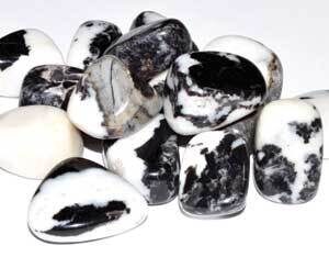 1 lb Jasper Zebra tumbled stones