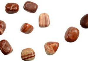 1 lb Red Malachite tumbled stones