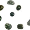 1 lb Moss Agate tumbled stones 1 lb Moss Agate tumbled stones