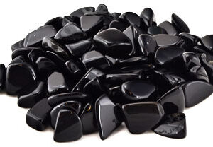 1 lb Black Obsidian tumbled stones