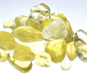 1 lb Topaz, Lemon tumbled stones