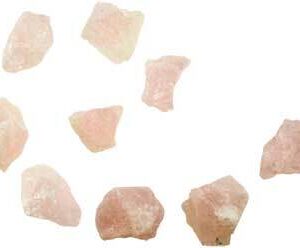 1 lb Rose Quartz untumbled stones