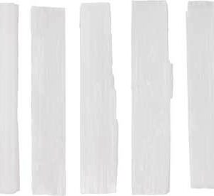 (set of 5) 4″ Selenite mini sticks