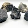 ~1.5 lb Slabs Tourmaline, Black untumbled stone ~1.5 lb Slabs Tourmaline, Black untumbled stone