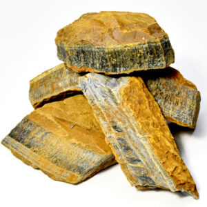 1 lb Tiger Eye, Blue untumbled