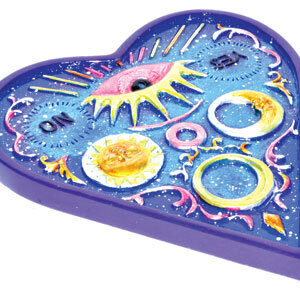 5″ Ouija Planchette incense burner