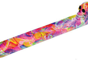 9″ Skull Tye Dye burner