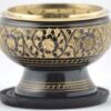 Black Engraved brass incense burner Black Engraved brass incense burner