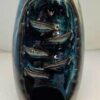 6 1/2″ Blue/ Brown Ceramic back flow incense burner 6 1/2″ Blue/ Brown Ceramic back flow incense burner