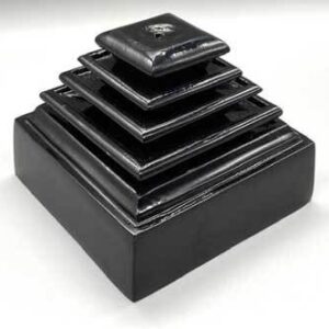 4″ Pyramid back flow incense burner