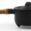 Cast Iron Burner w/ Wooden Handle Cast Iron Burner w/ Wooden Handle