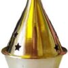 3″ Brass cone and Resin incense Burner 3″ Brass cone and Resin incense Burner