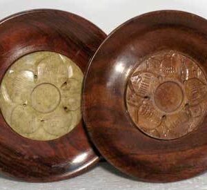 Wood and Soapstone incense Burner