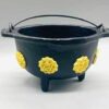 5.5″ 7 Chakra cast iron cauldron 5.5″ 7 Chakra cast iron cauldron