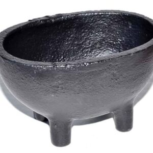 2 1/2″ Oval cast iron cauldron
