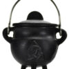 Triquetra Cast Iron Cauldron w/Lid 2 3/4″ Triquetra Cast Iron Cauldron w/Lid 2 3/4″